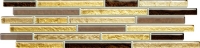Venatello brown mosaic 372x98 / 10mm