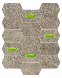Lemon Stone grey 298x250 / 10mm